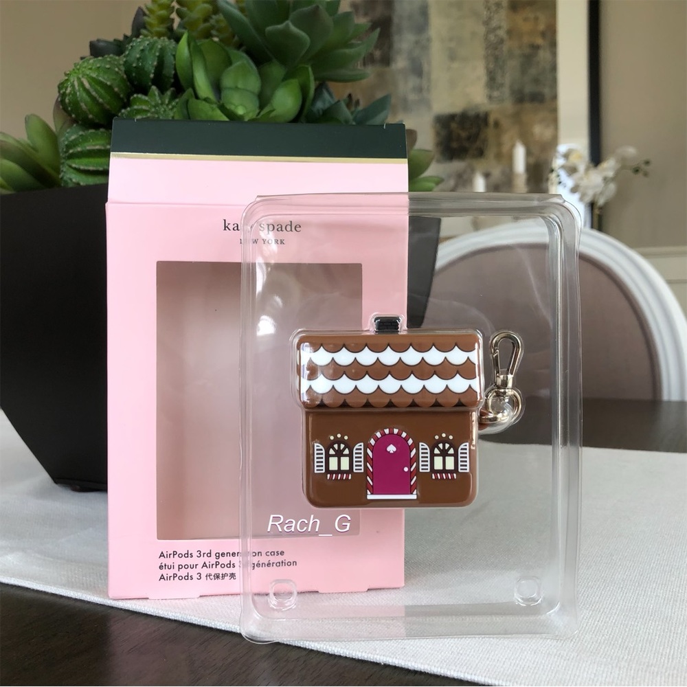 Kate Spade Gingerbread House AirPods Case - Picture 7 of 9